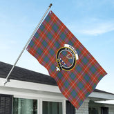 Fraser (of Lovat) Ancient Tartan Crest House Flag